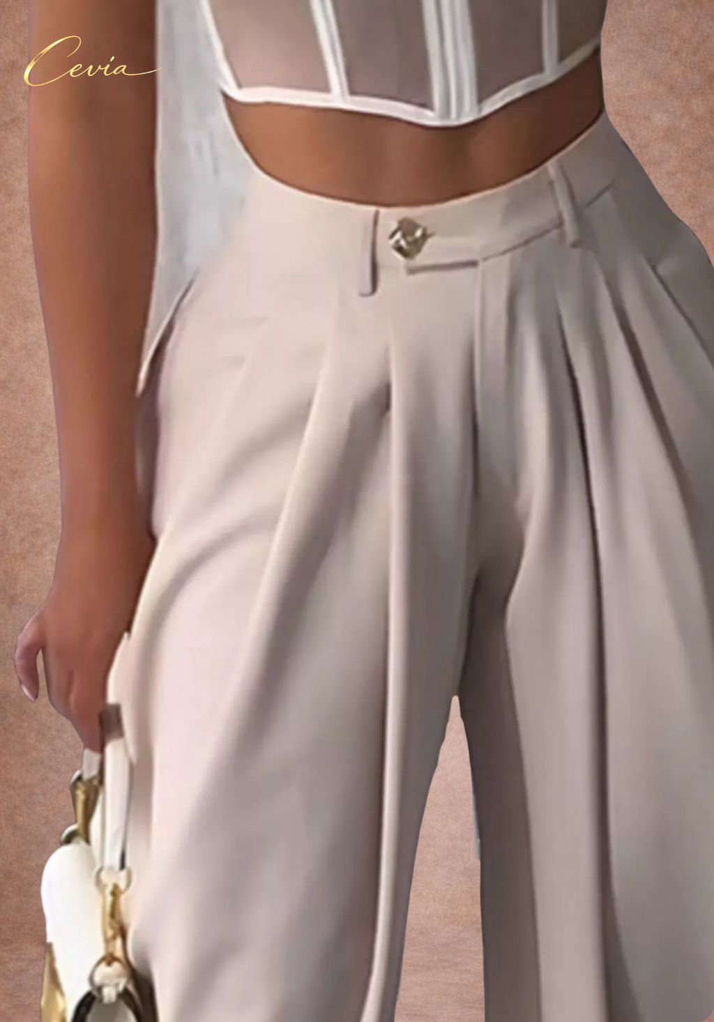 The Sculpted Draped Trousers