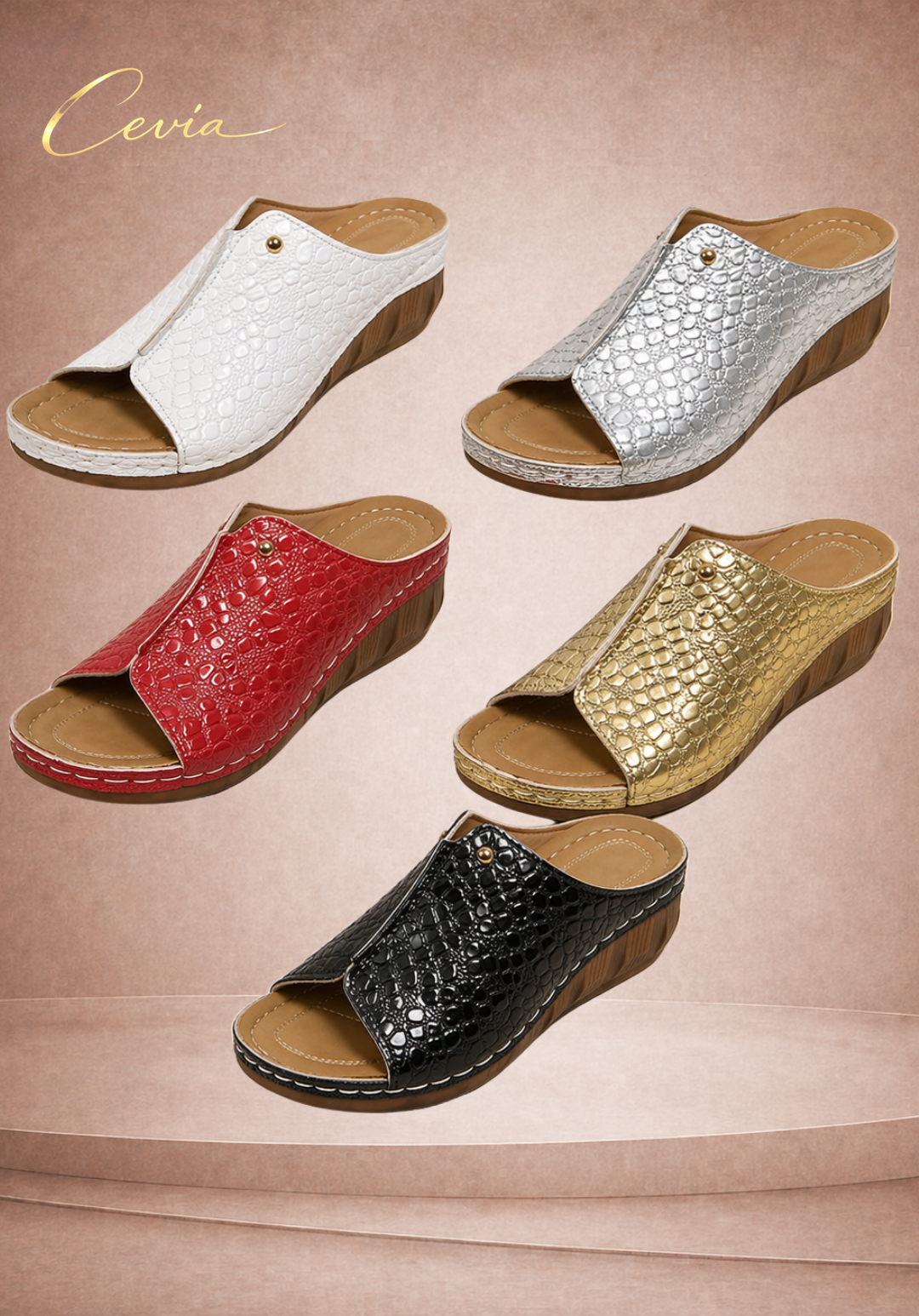 The Luxe Comfort Slide Sandals