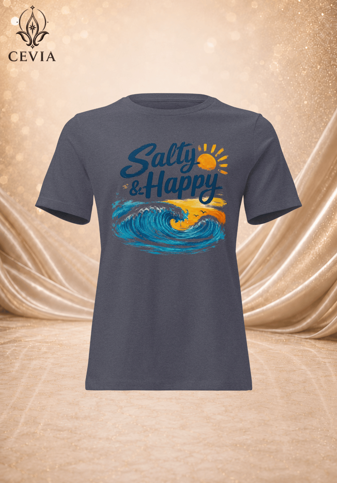 The Salty & Happy Graphic Tee