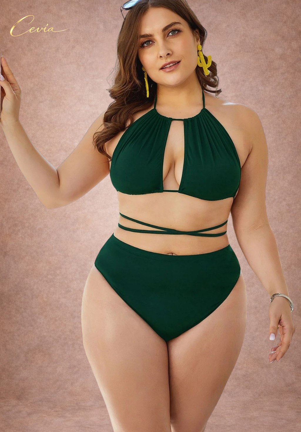 Aura Halter Bikini Set