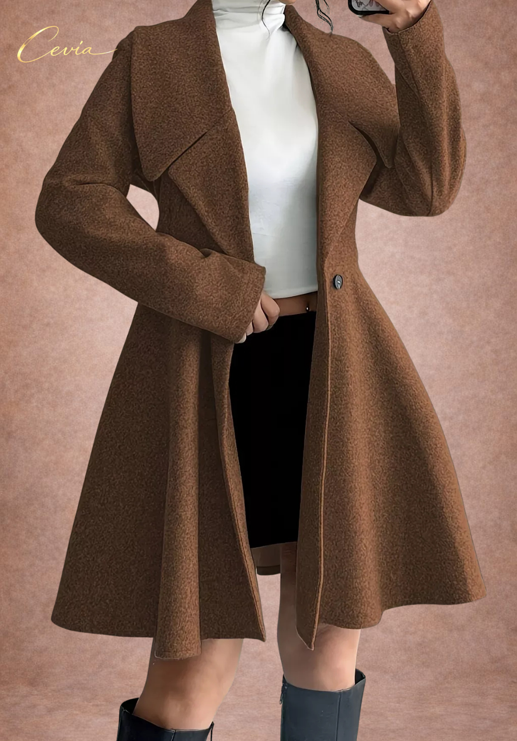 Urban Luxe Flare Coat