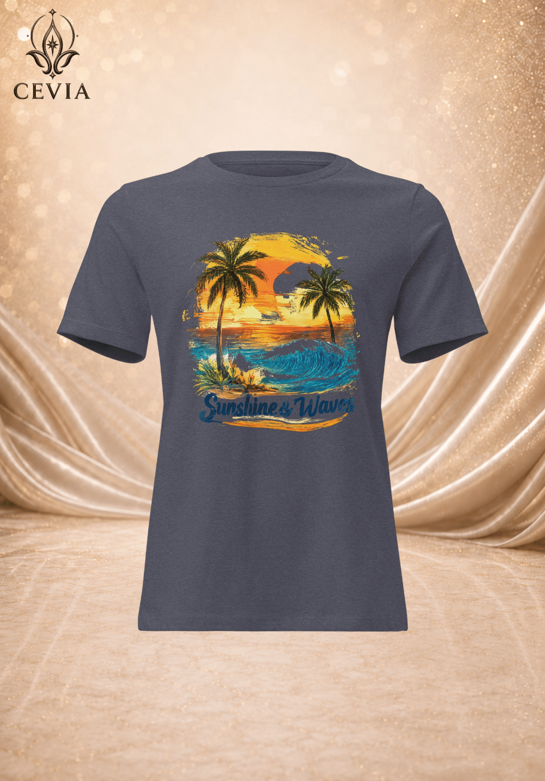 The Sunshine & Waves Graphic Tee
