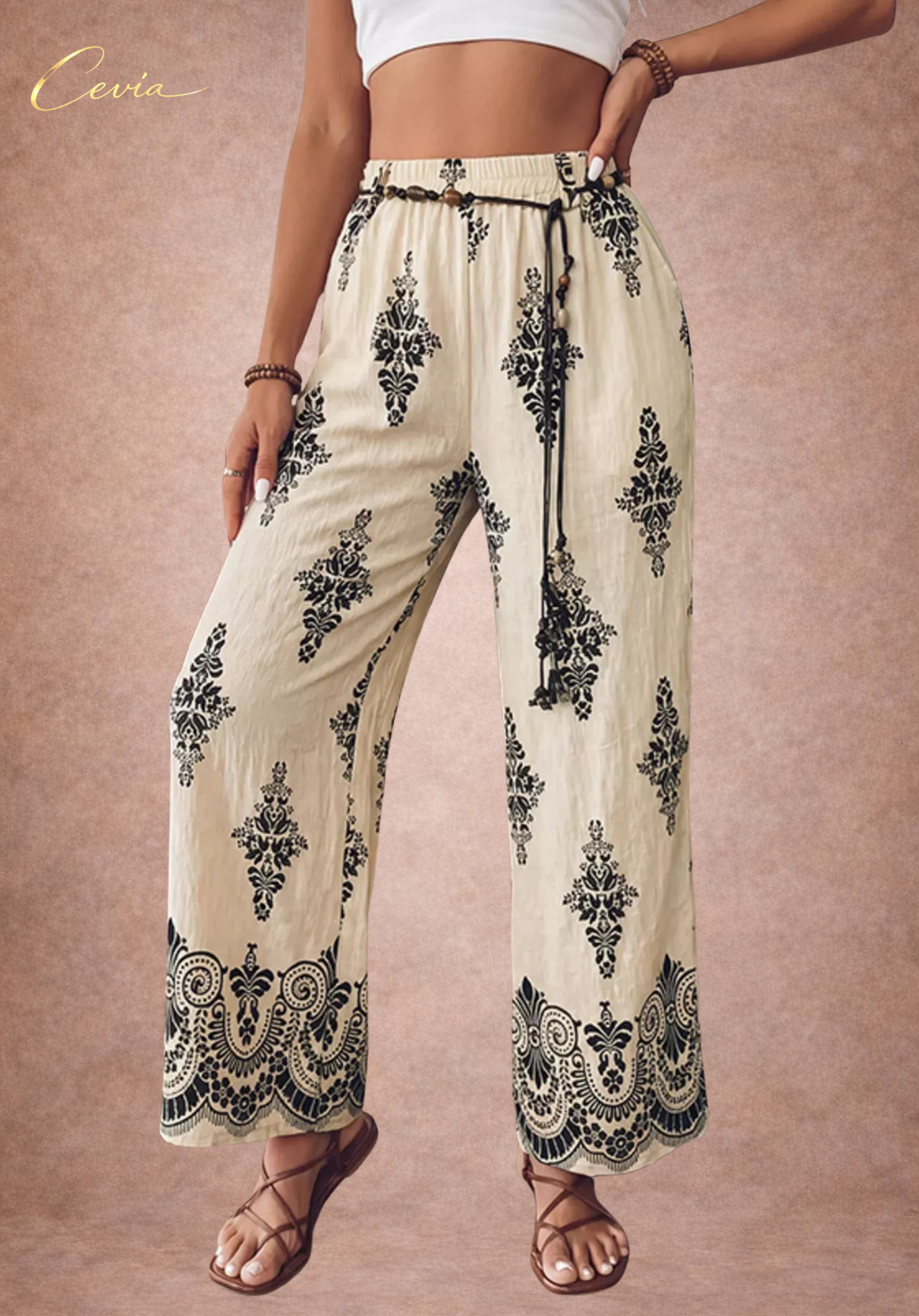 The Bohemian Wide-Leg Trousers