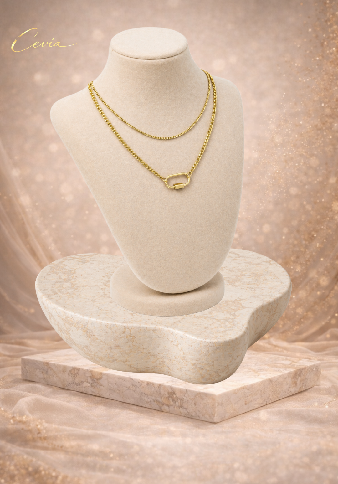 The Valen Lock Chain Necklace