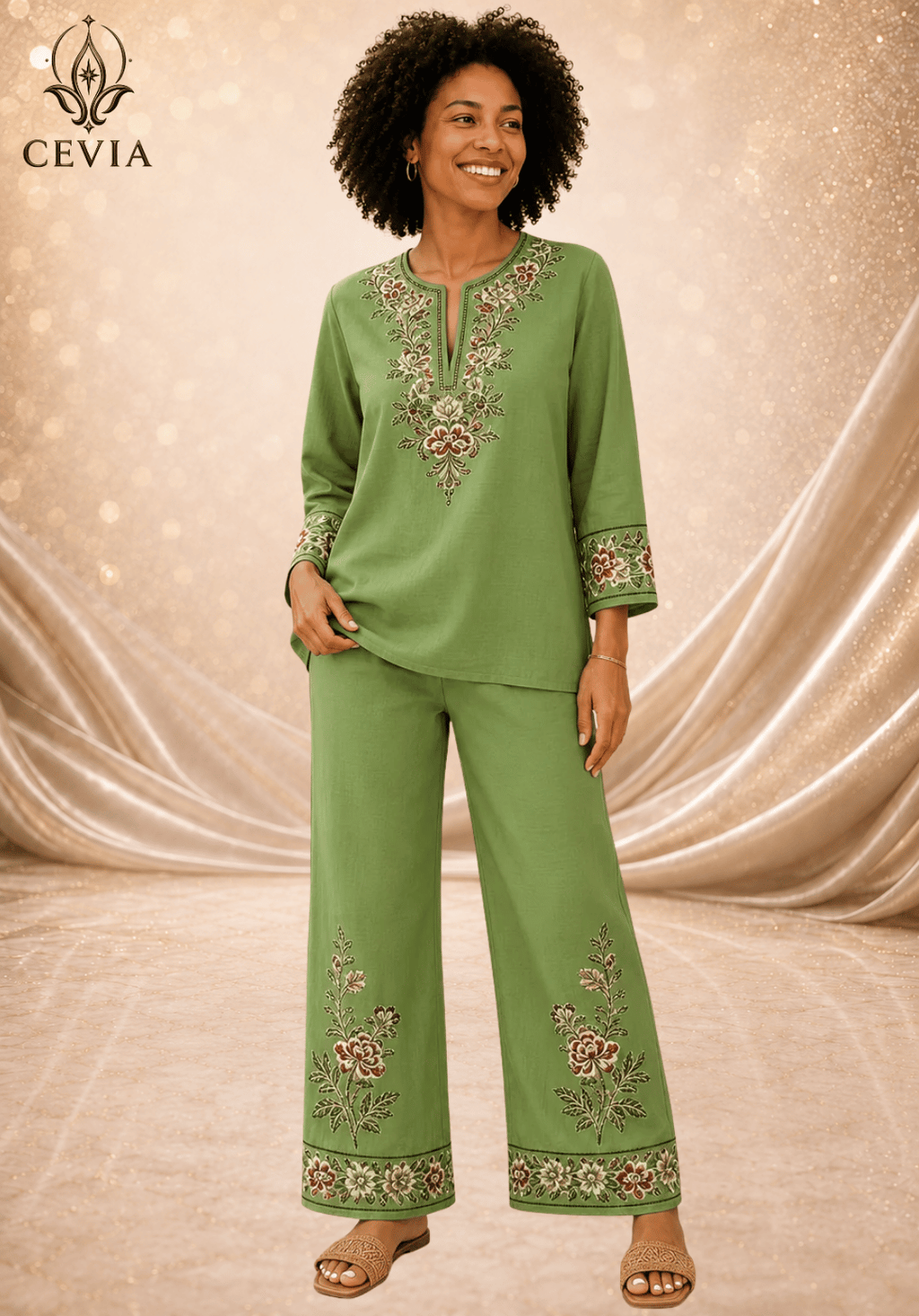 The Heritage Bloom Two-Piece Set