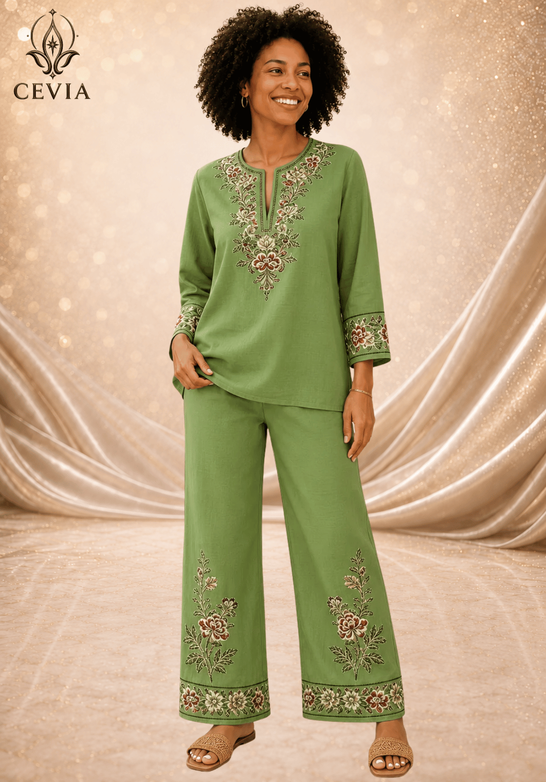 The Heritage Bloom Two-Piece Set