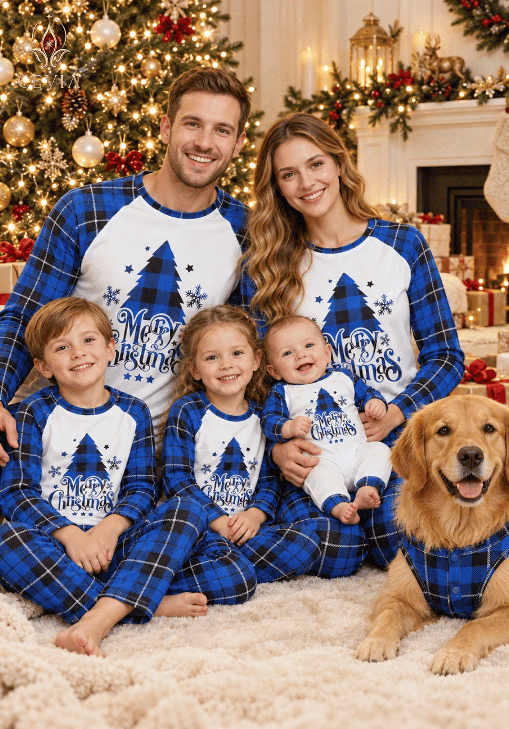 Kerst Familie Matching Pyjamasets — Winter Wonderland