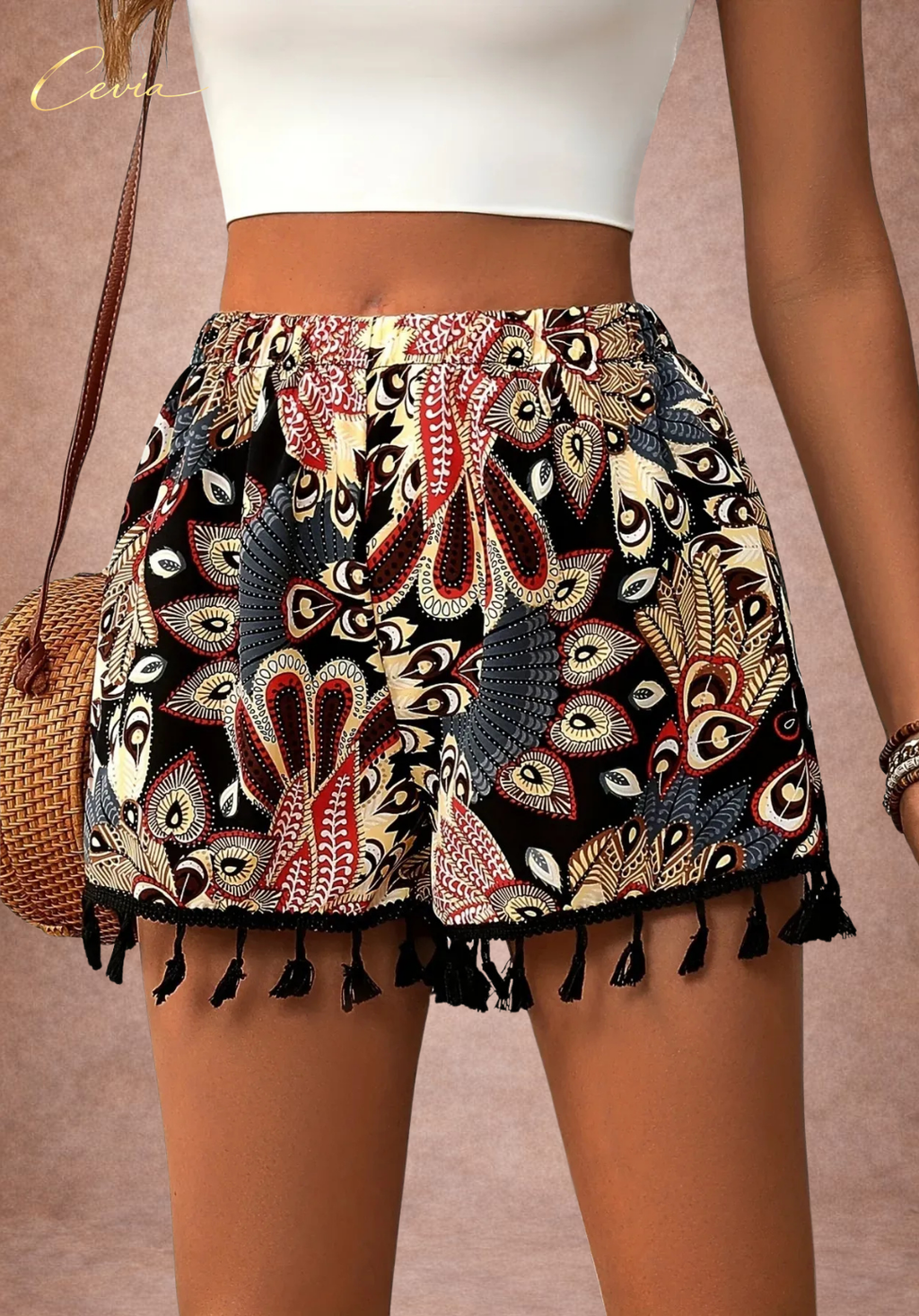 The Marbella Tassel Resort Shorts