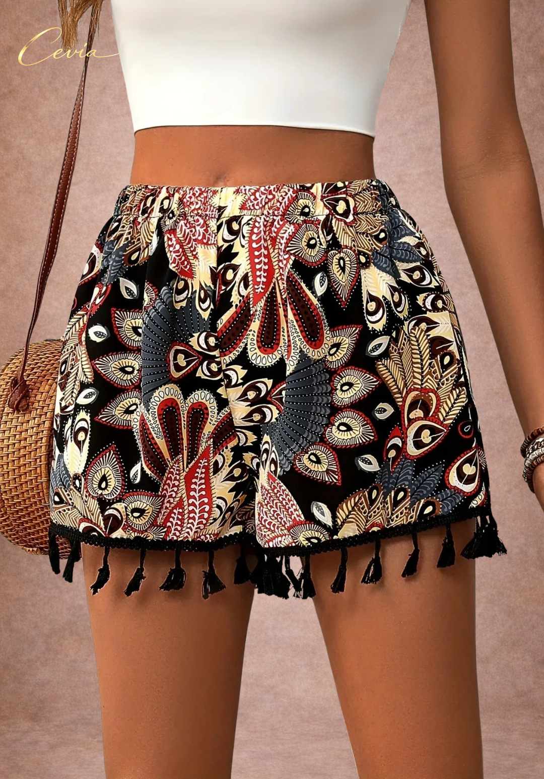 The Marbella Tassel Resort Shorts