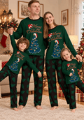 Weihnachtliche Familien-Pyjama-Sets im Partnerlook — Evergreen Wishes