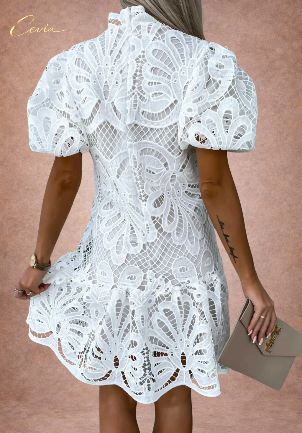 The Ivory Blossom Lace Dress