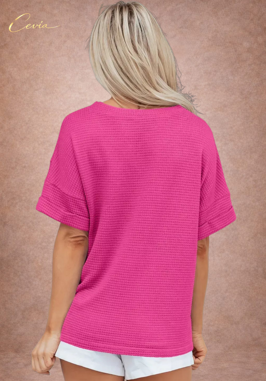 The Riviera Waffle Knit Relaxed Tee