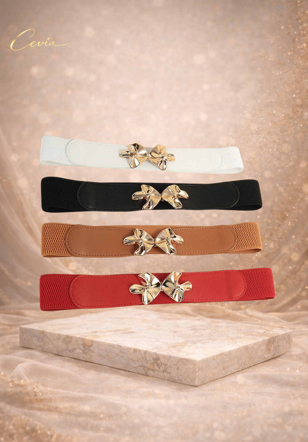 Sculpted Bow Statement Belt