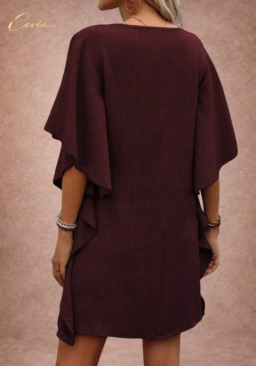 The Alora Ruffle Mini Dress