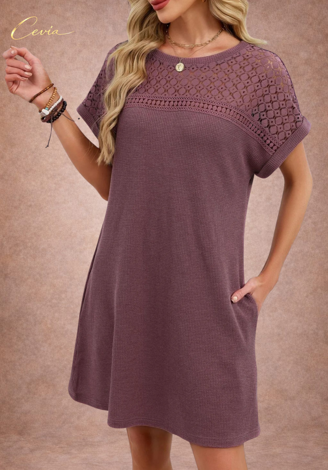 The Soft Grace Textured Dress