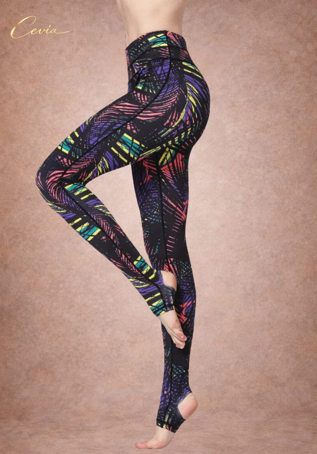 The Virelle Chromatic-Stretch Stirrup Leggings
