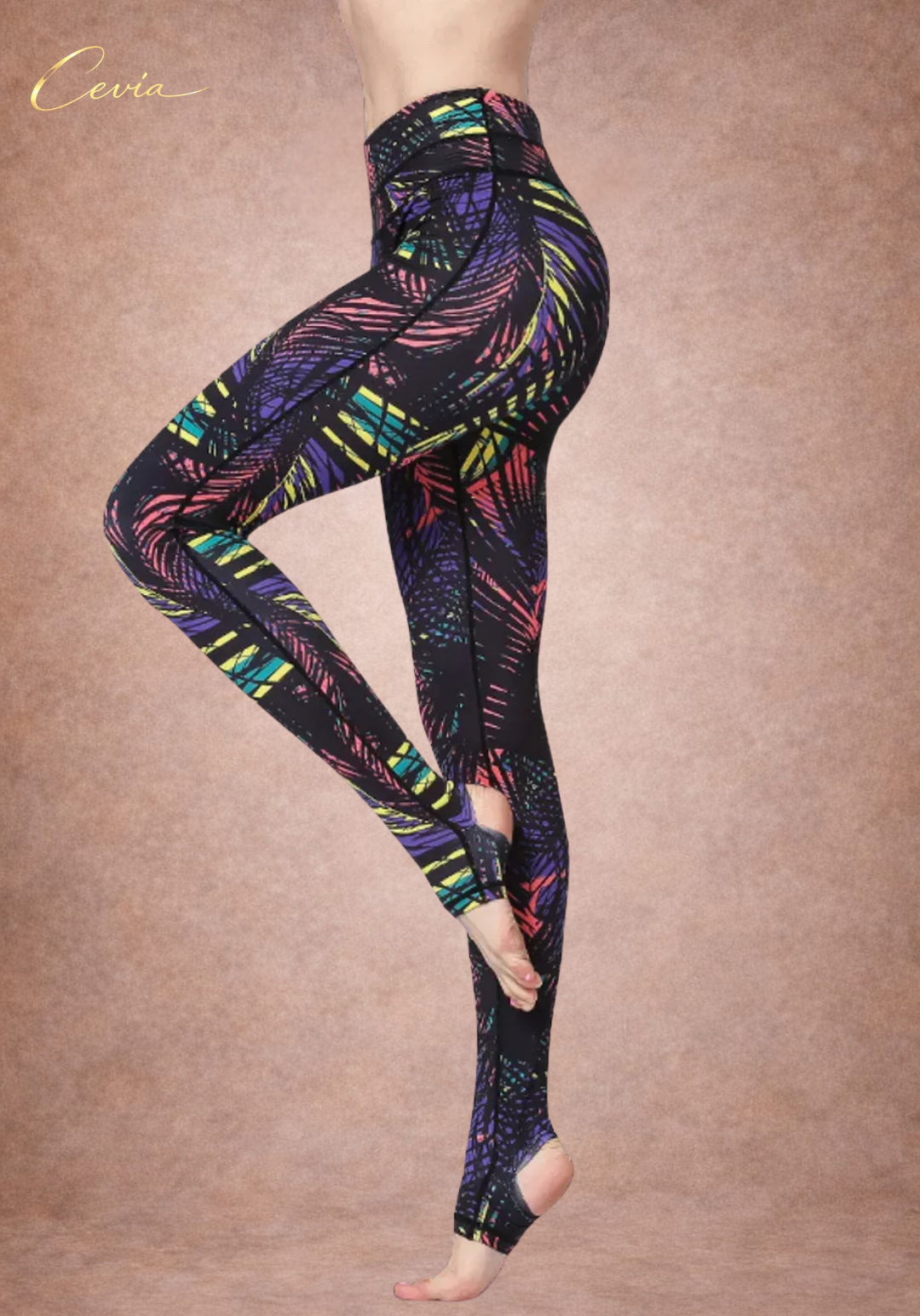 The Virelle Chromatic-Stretch Stirrup Leggings