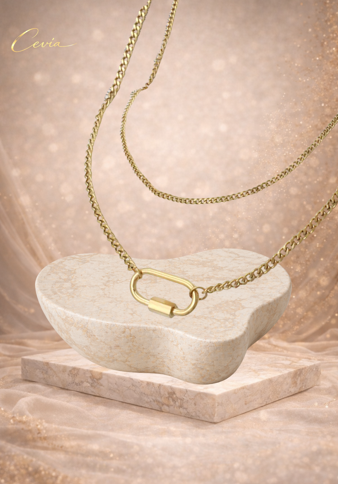 The Valen Lock Chain Necklace