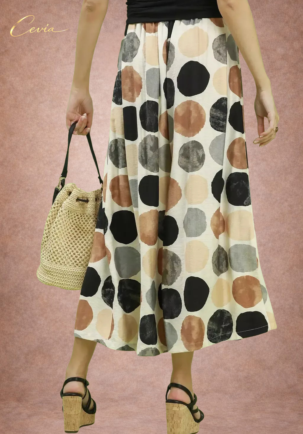 The Monet Dots Palazzo Trousers