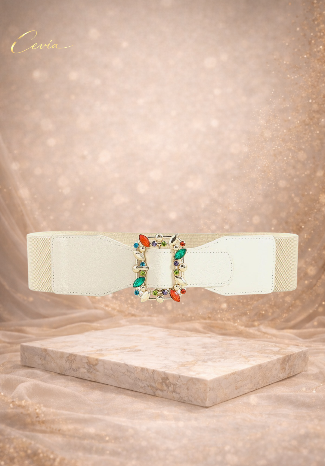The Serelyn Jeweled Statement Belt