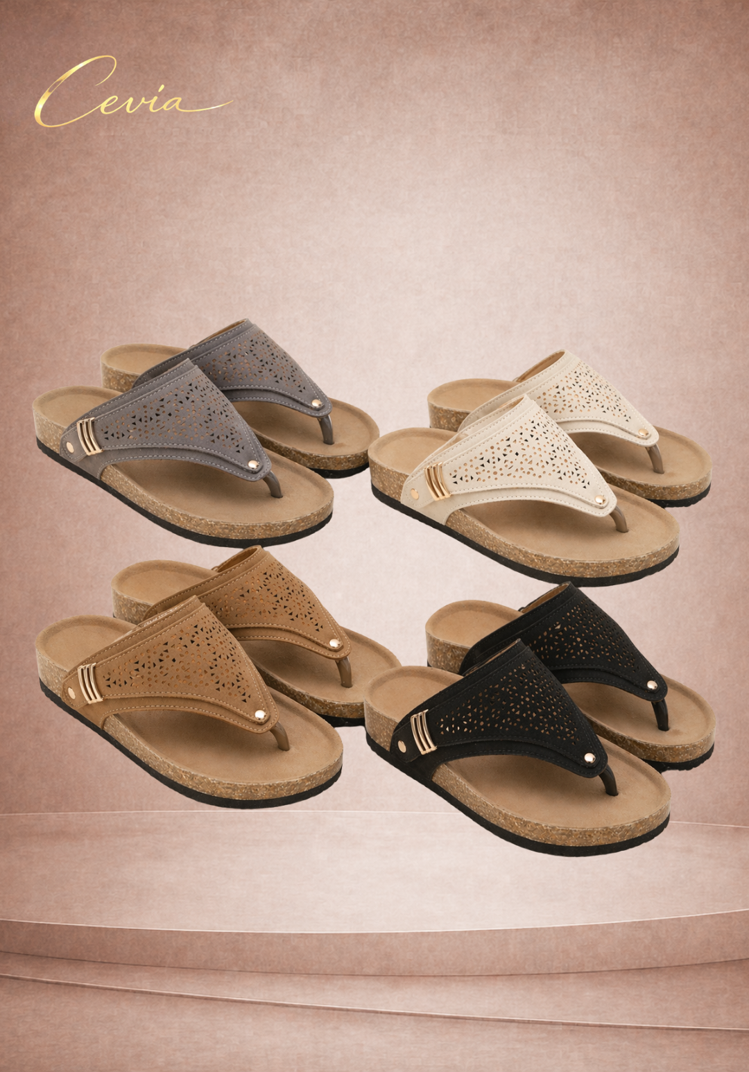 The Sahara Comfort Toe-Ring Sandals