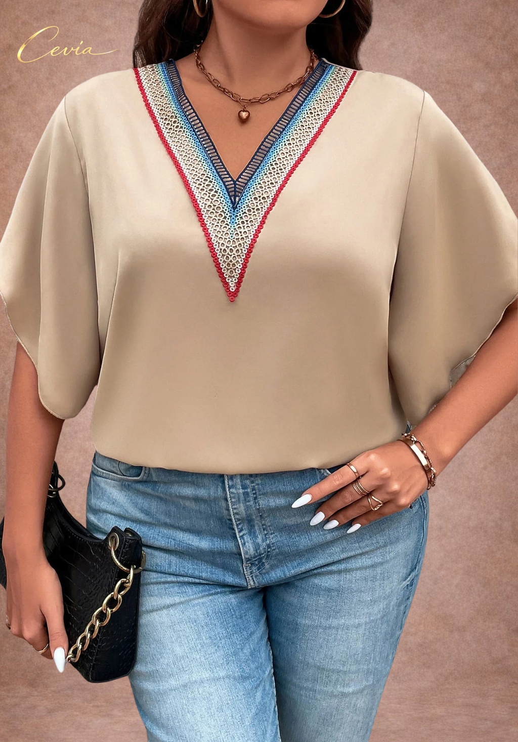 The Liora Heritage Detail Blouse