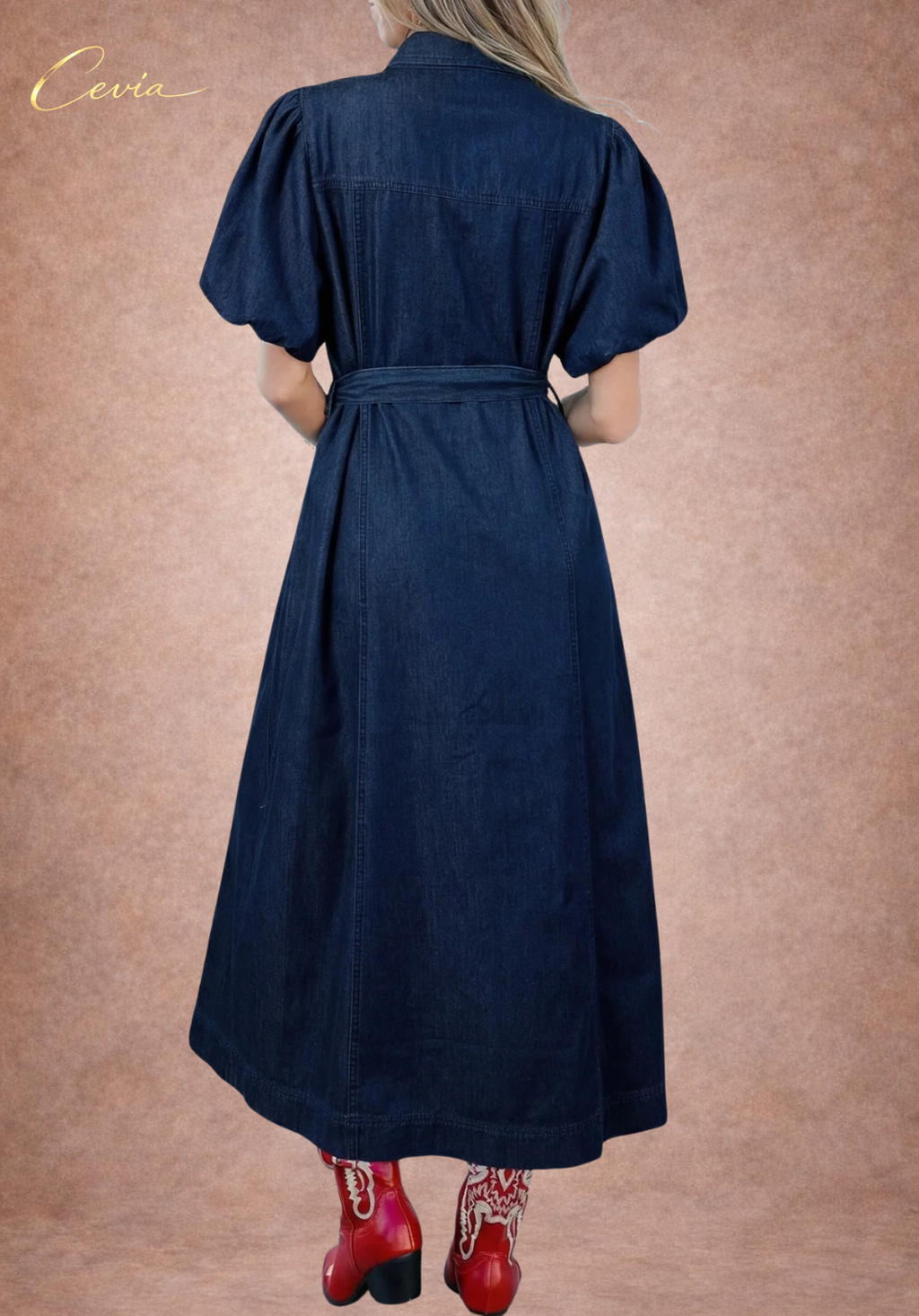 The Heritage Buttoned Midi Dress