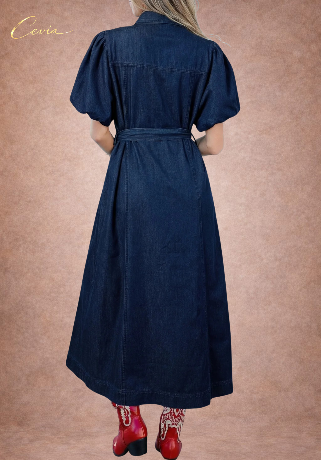 The Heritage Buttoned Midi Dress