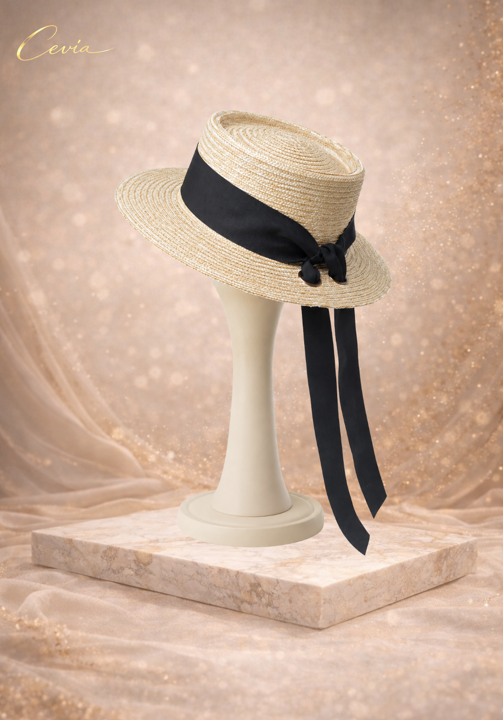 The Ribbon Grace Straw Hat