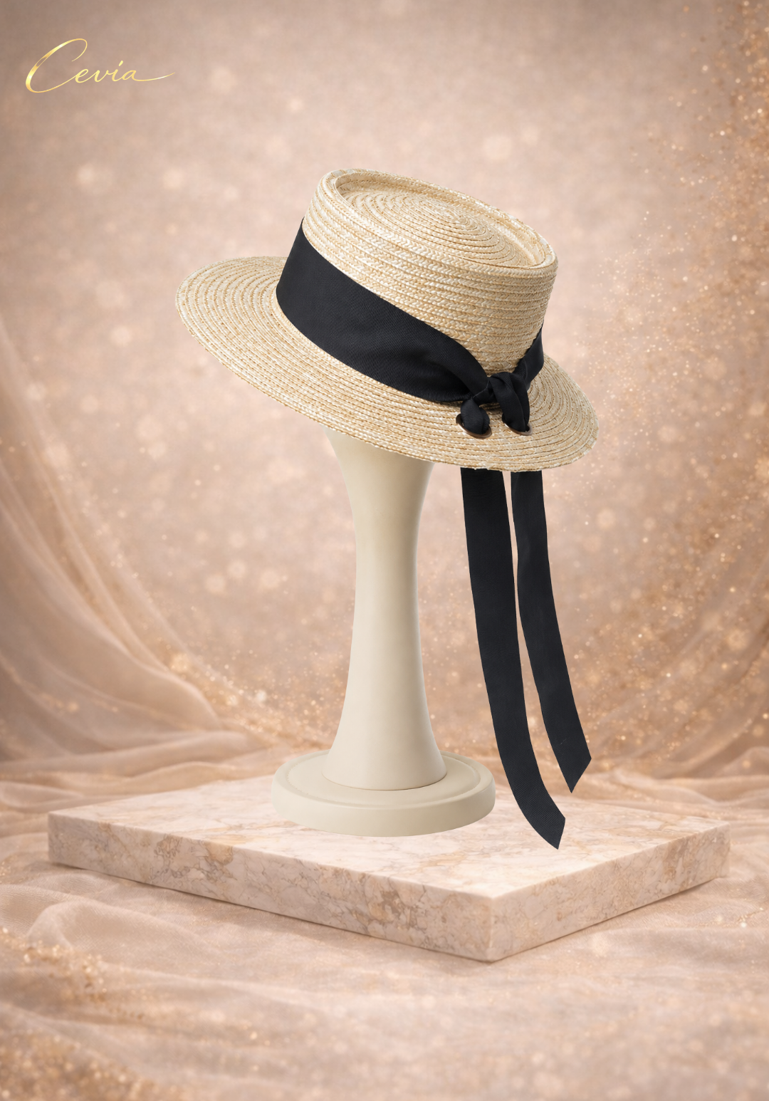 The Ribbon Grace Straw Hat