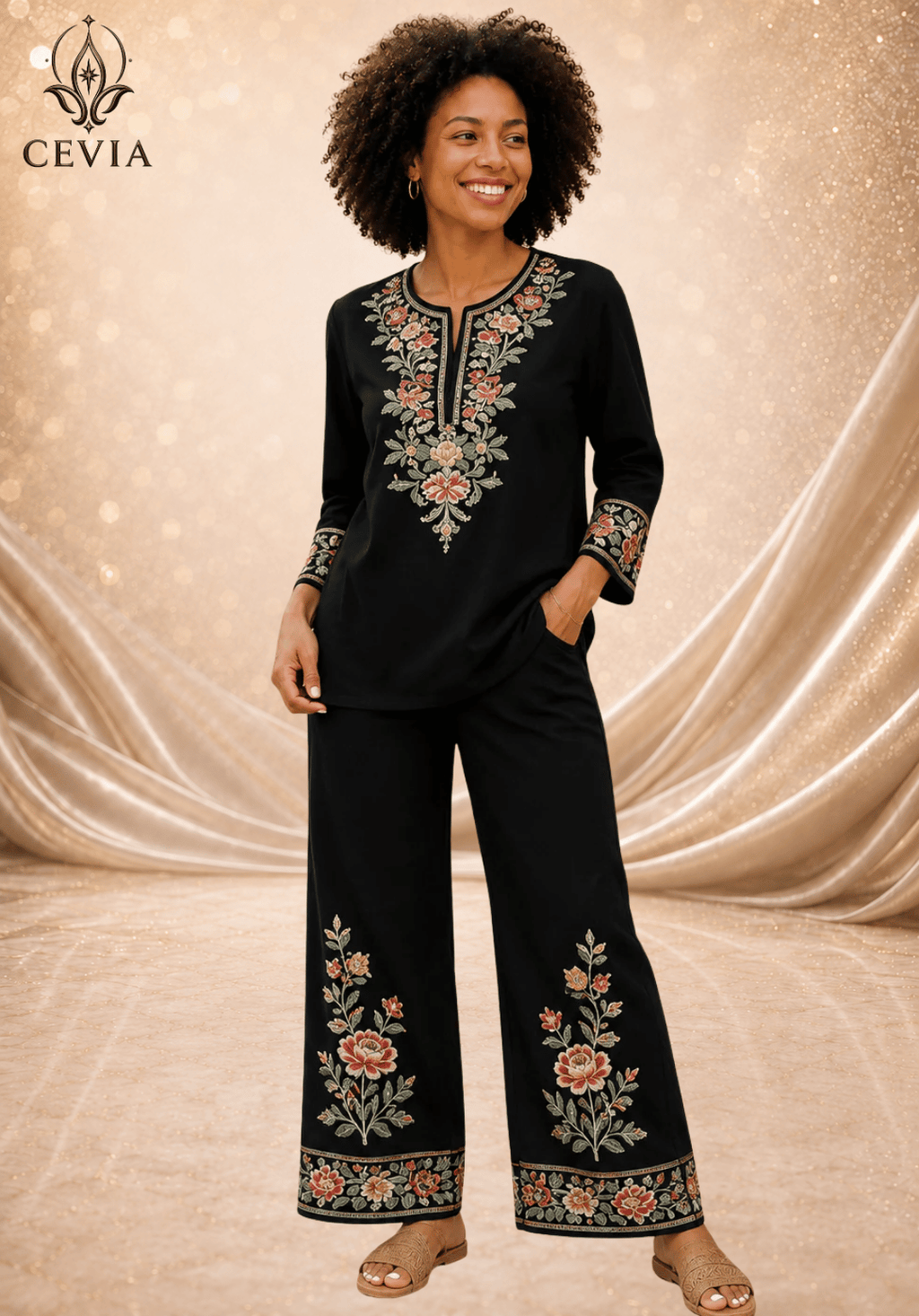 The Heritage Bloom Two-Piece Set