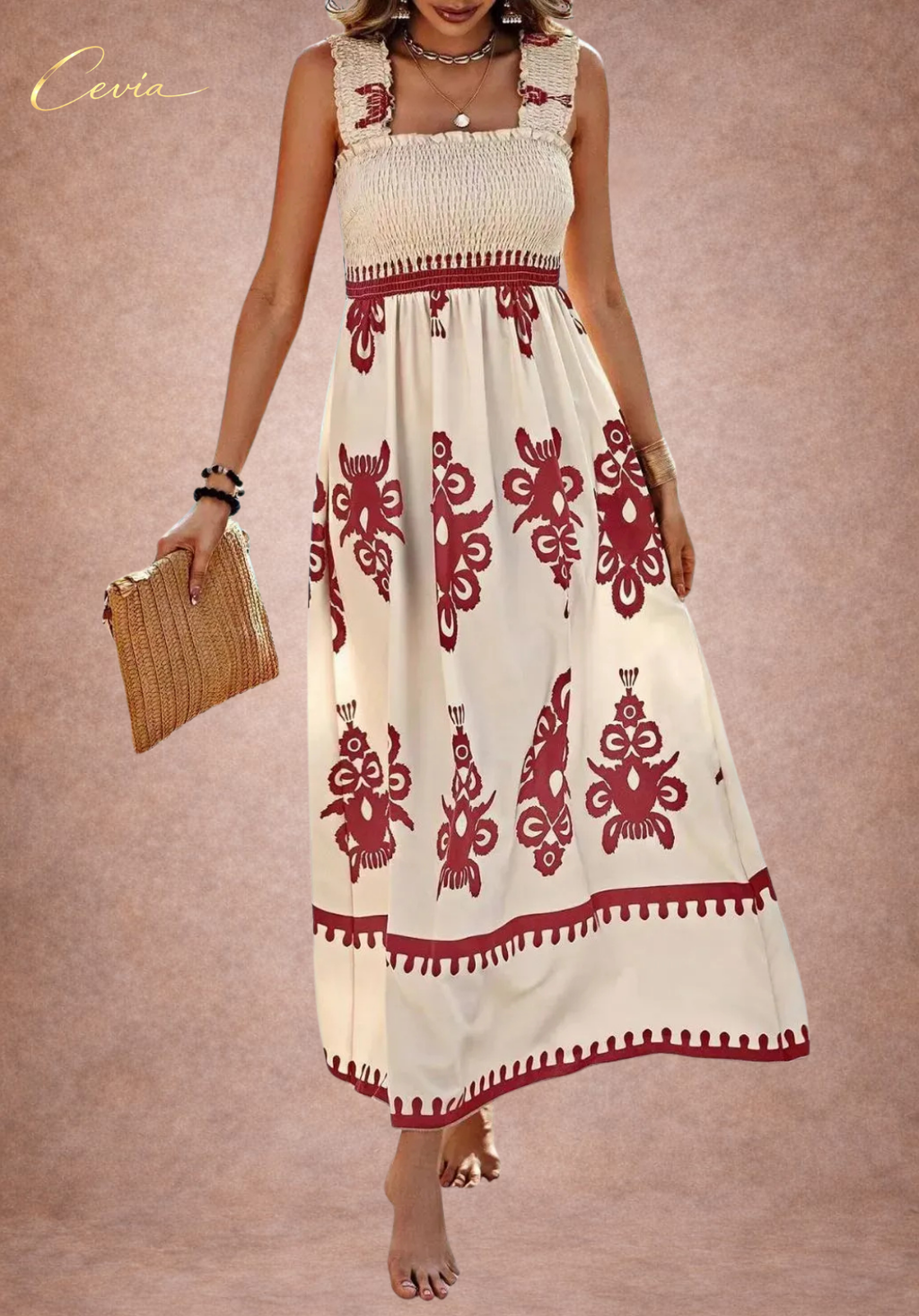 The Midnight Heritage Smocked Dress