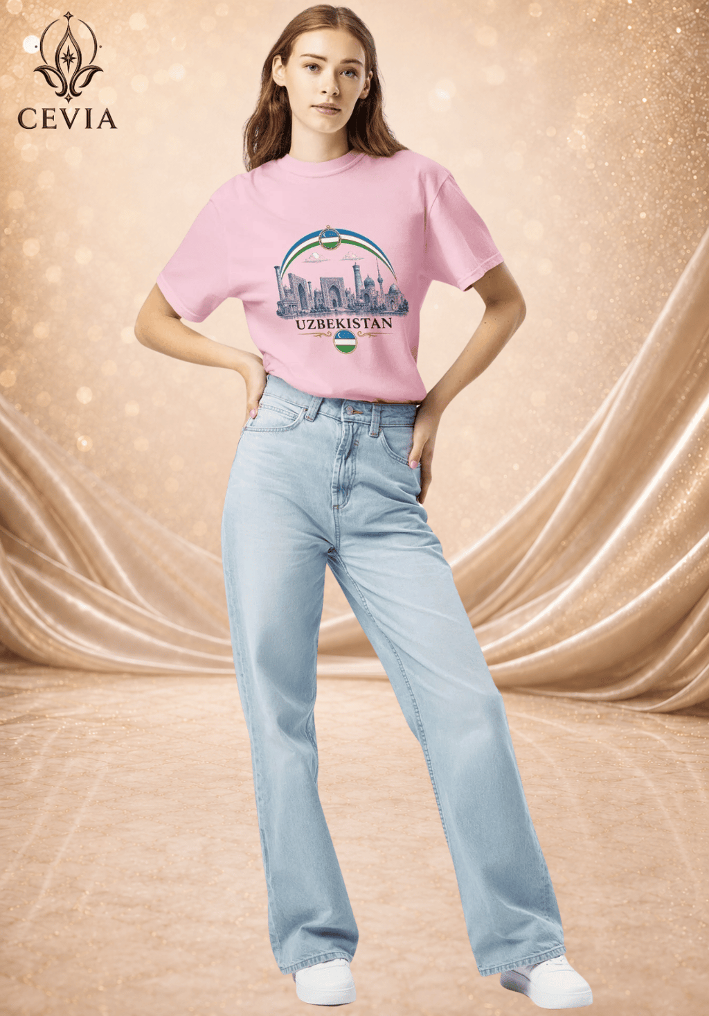 The Uzbekistan Supporter Graphic Tee