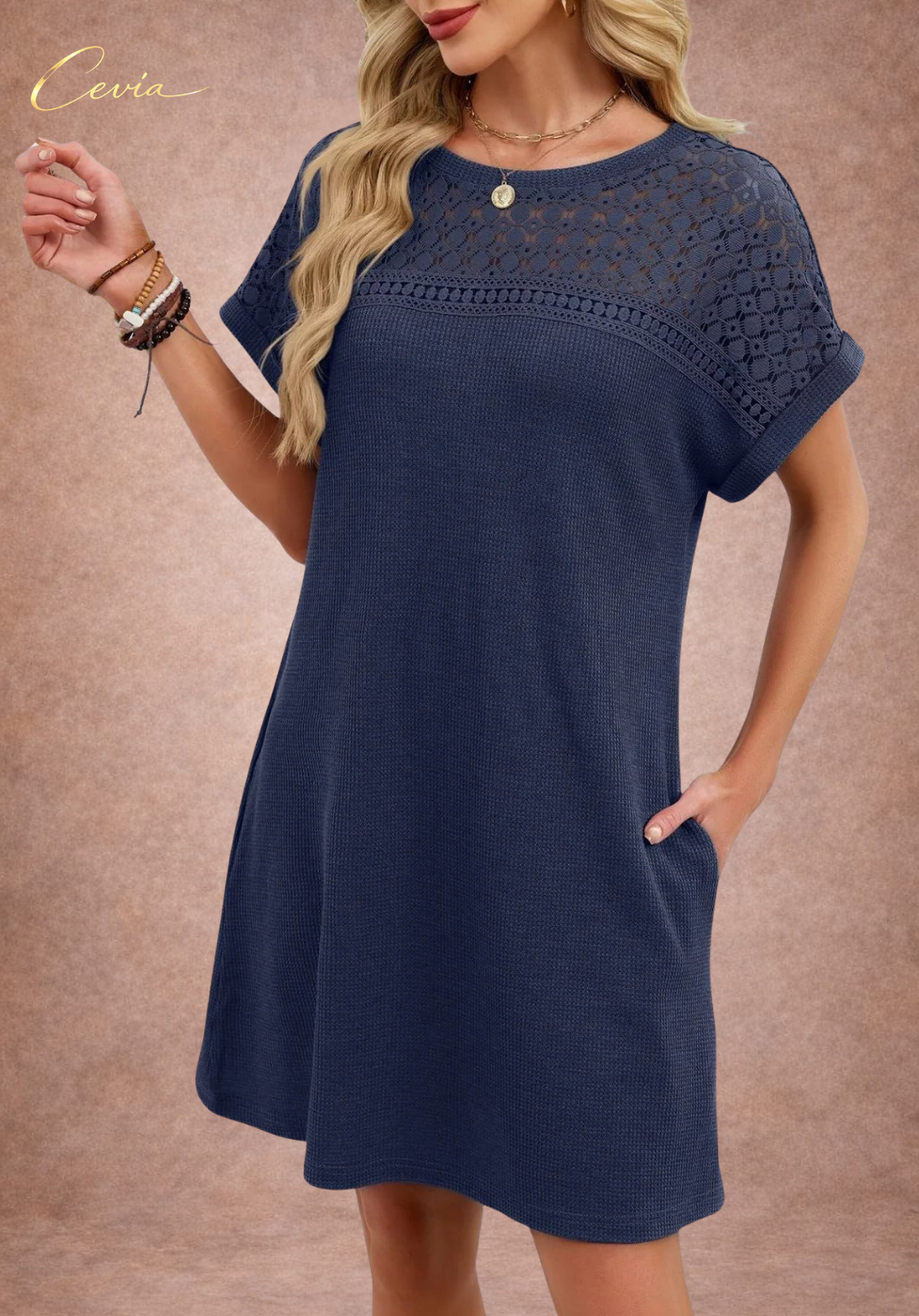 The Soft Grace Textured Dress