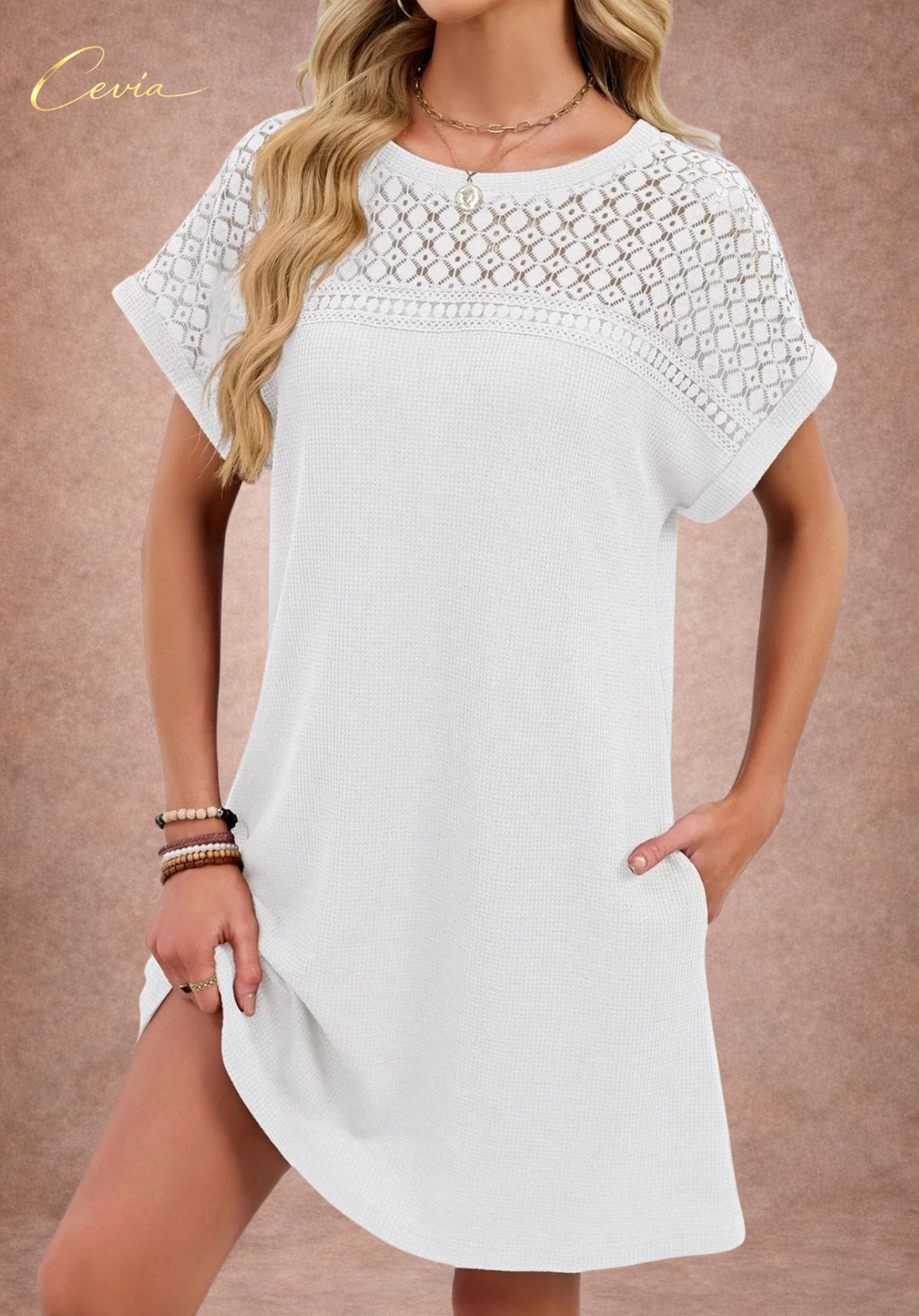 The Soft Grace Textured Dress