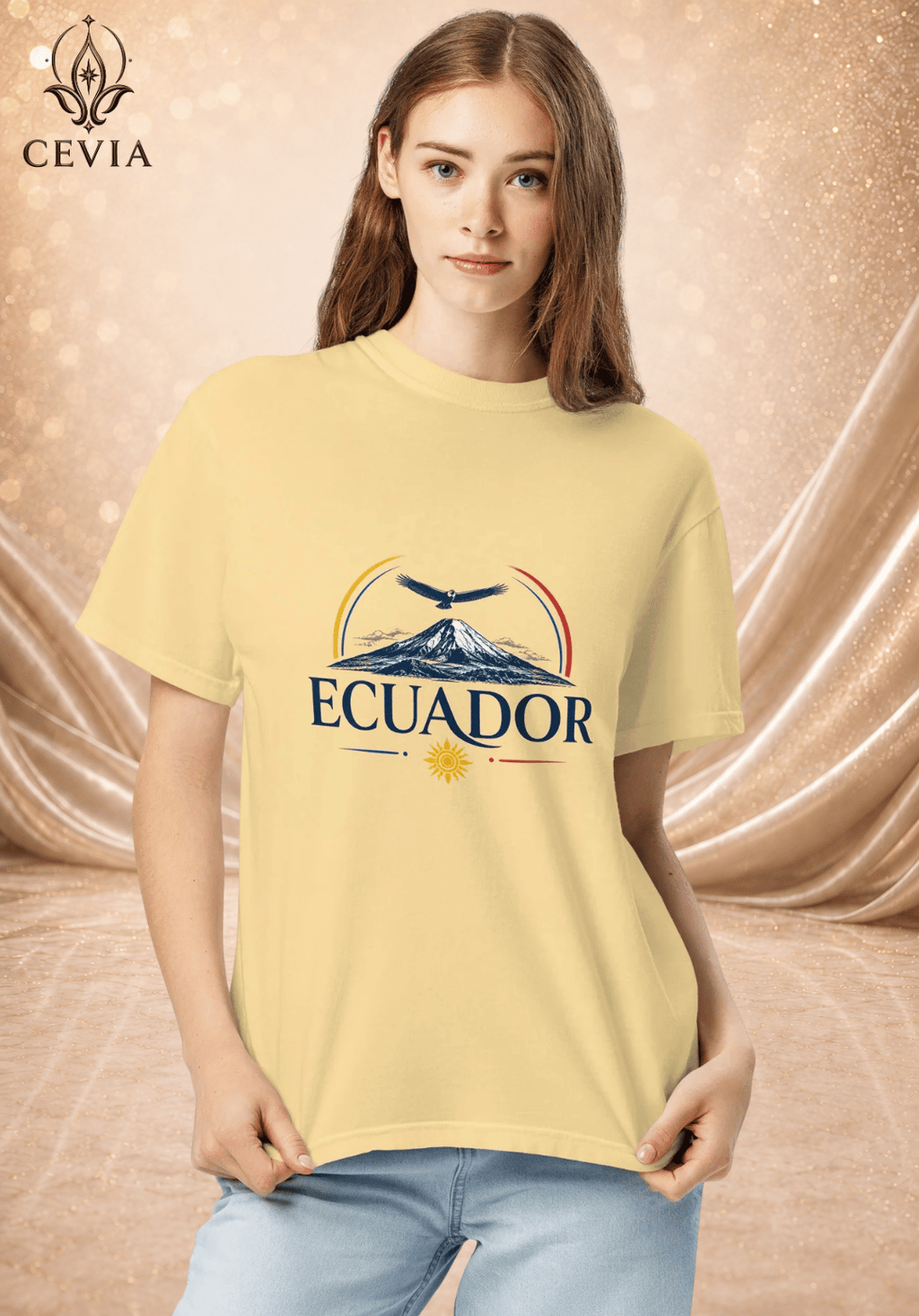 The Ecuador Supporter Graphic Tee