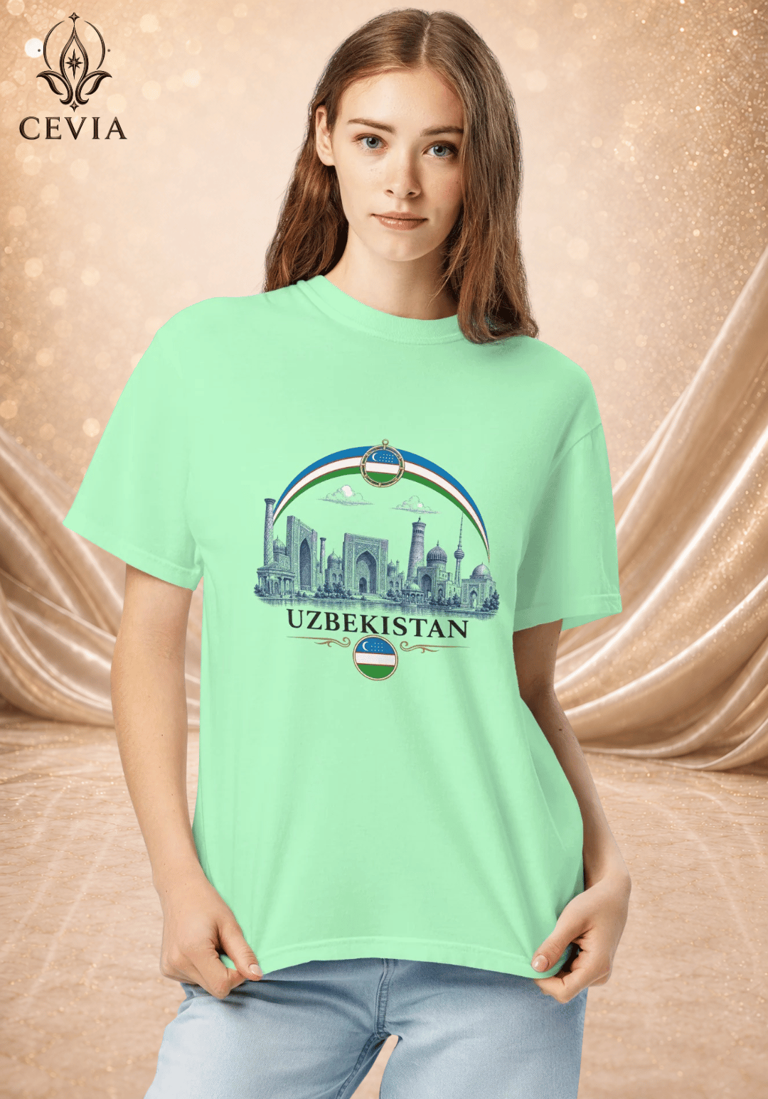 The Uzbekistan Supporter Graphic Tee