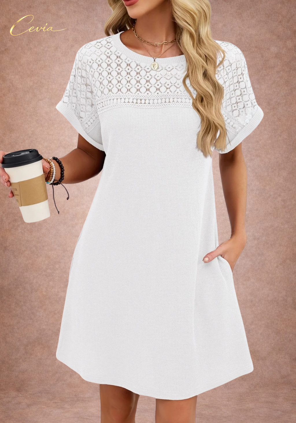 The Soft Grace Textured Dress