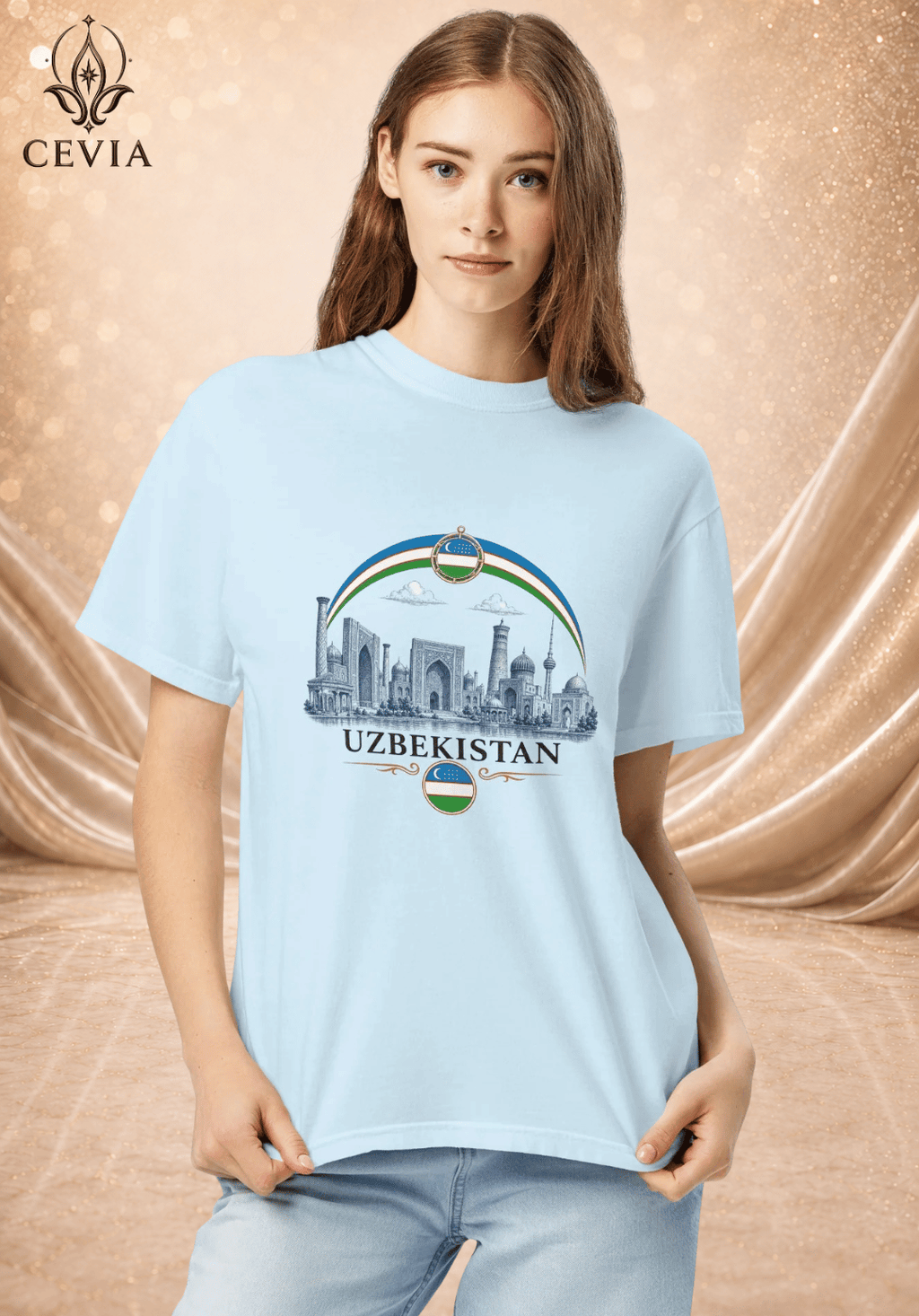 The Uzbekistan Supporter Graphic Tee