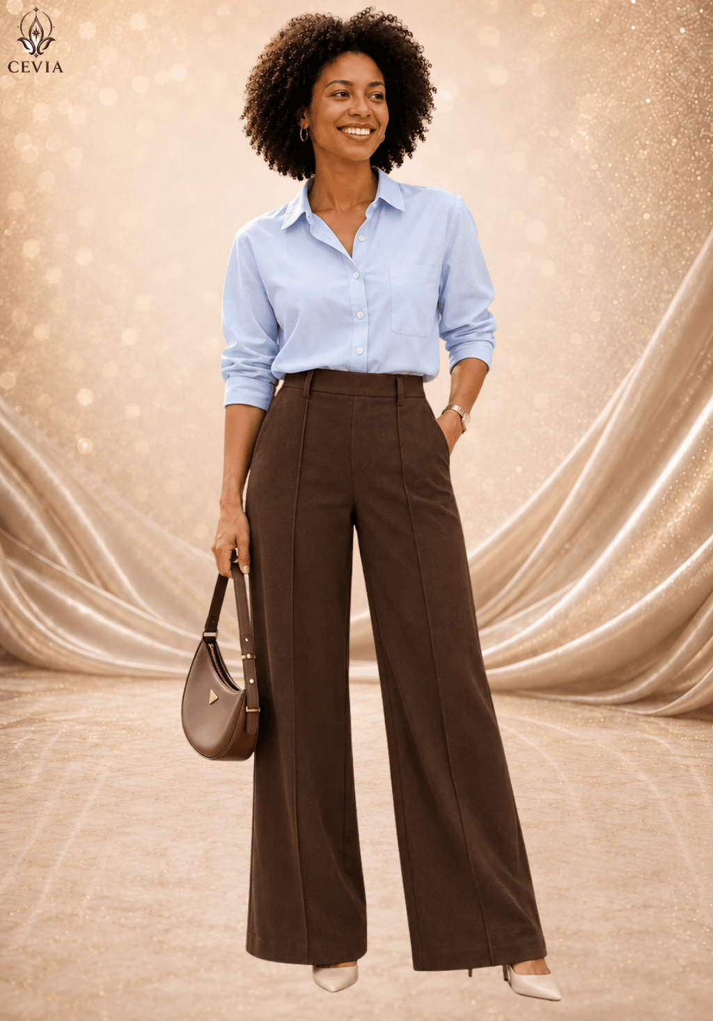 The Tailored Flow Wide-Leg Pants