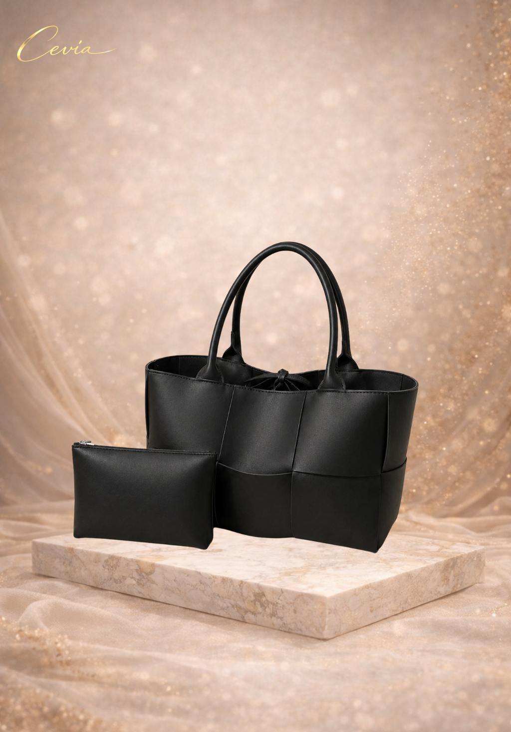 The Virelle Woven Structure Handbag