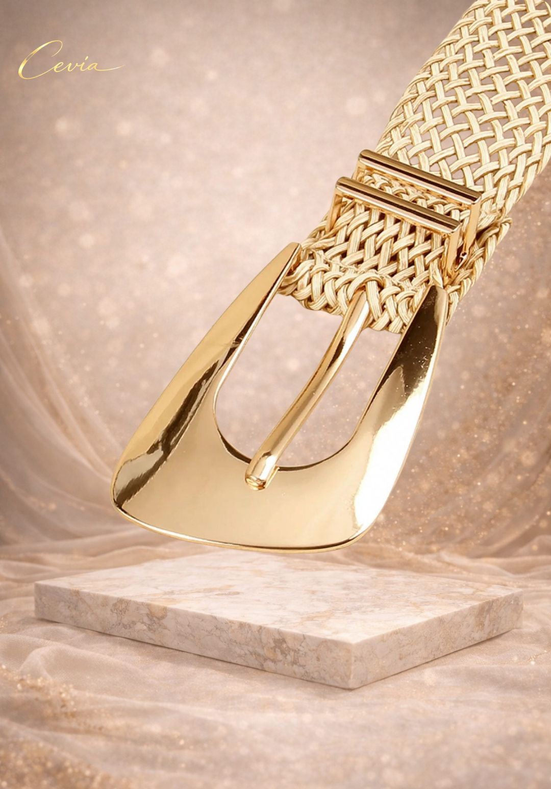 The Serinelle Woven Waist Belt