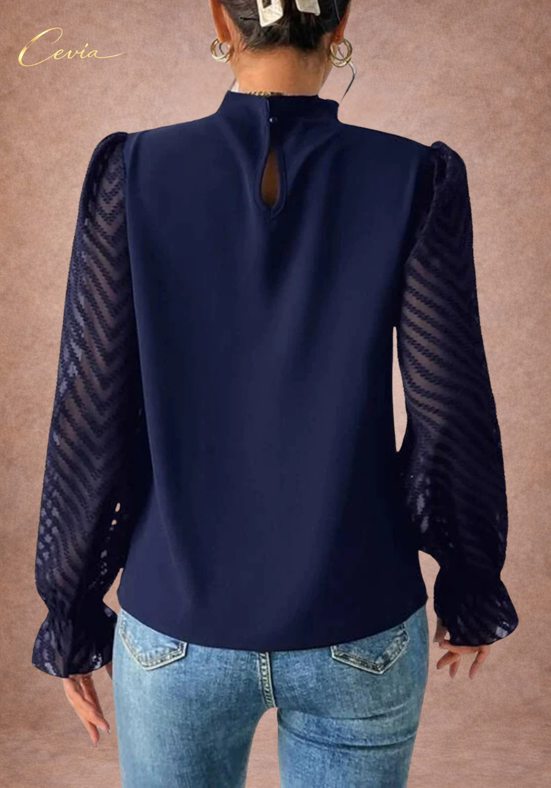 The Ivora Refined Sheer Blouse