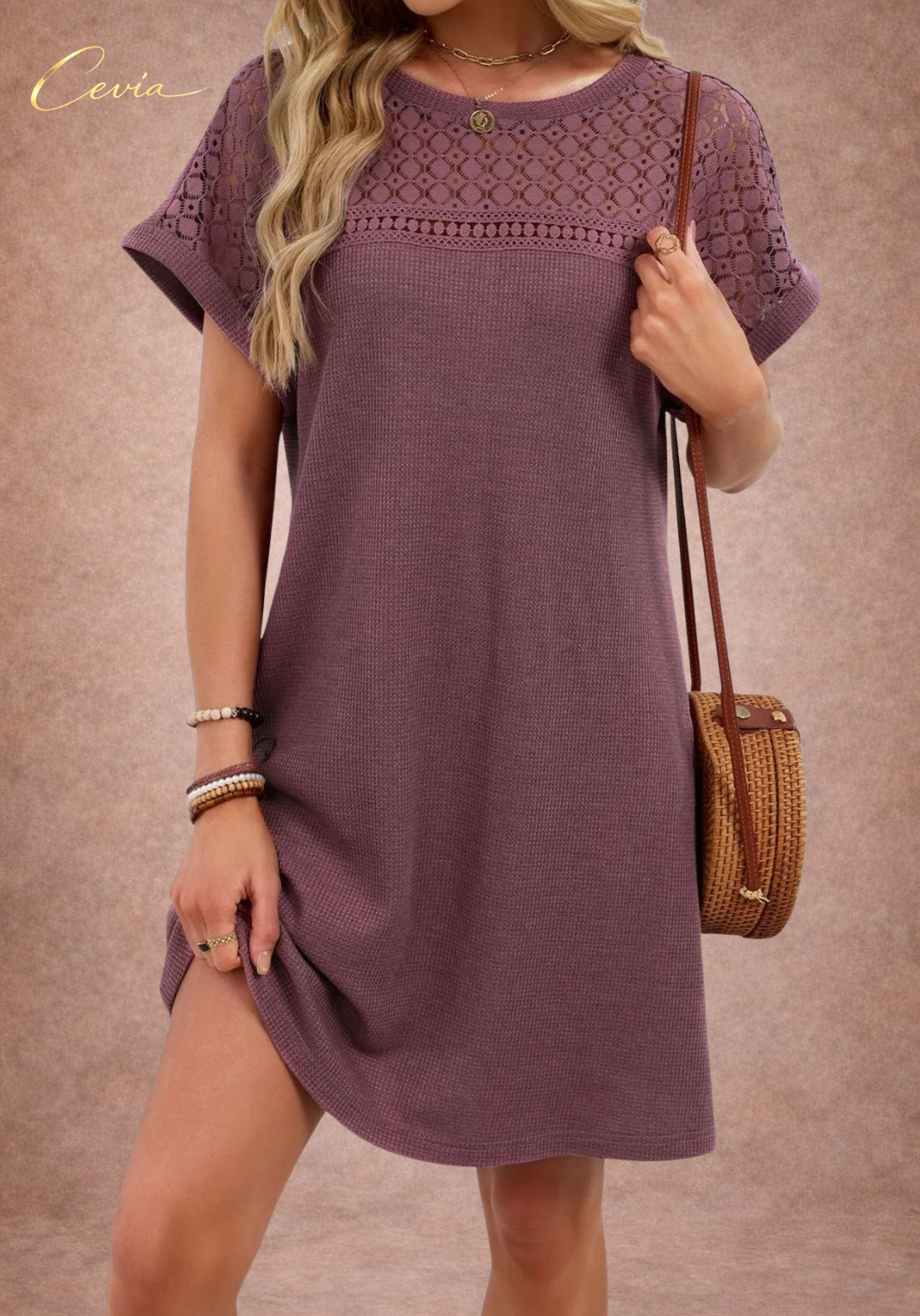The Soft Grace Textured Dress