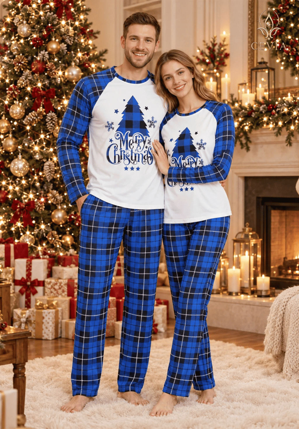 Kerst Familie Matching Pyjamasets — Winter Wonderland
