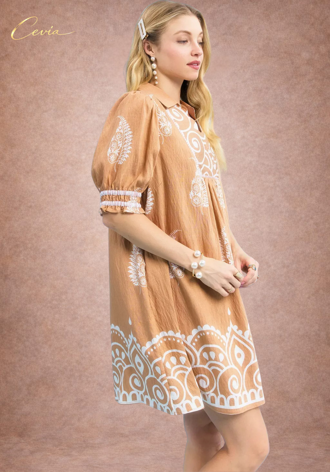 The Marivelle Mandala Babydoll Dress