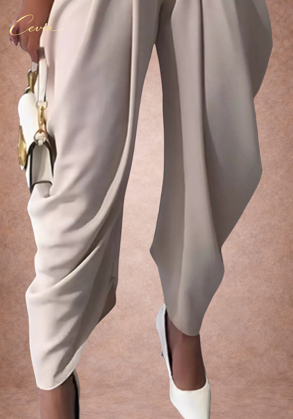 The Sculpted Draped Trousers