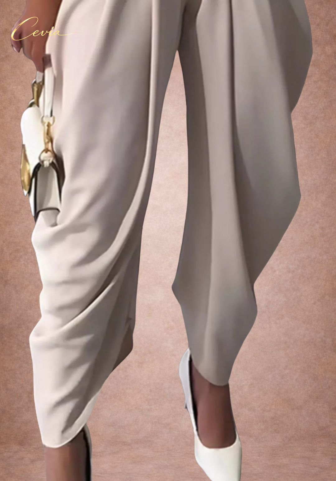 The Sculpted Draped Trousers