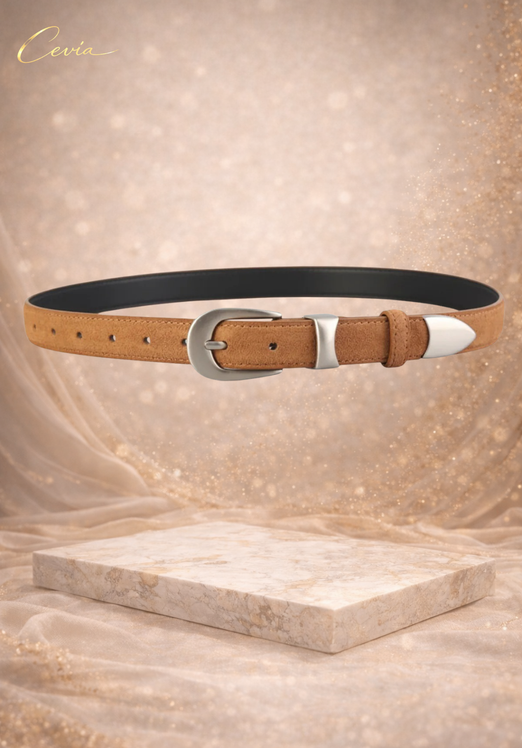 The Silhouette Slim Leather Belt