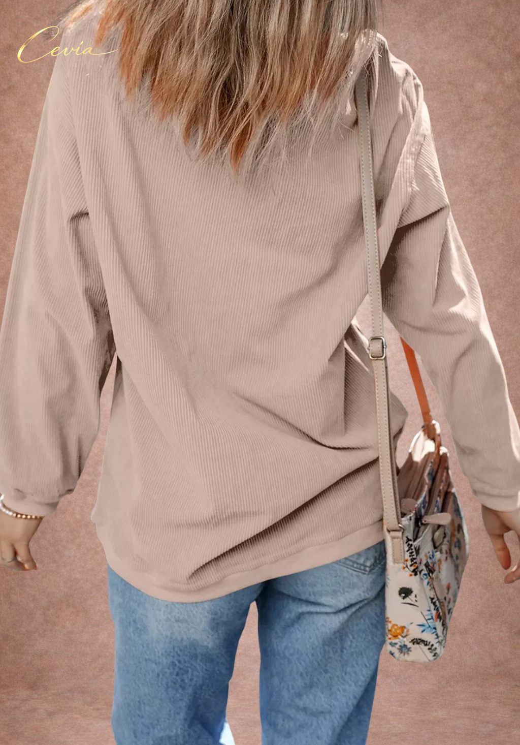 The Noellette Trio-Tree Festive Ribbed Top